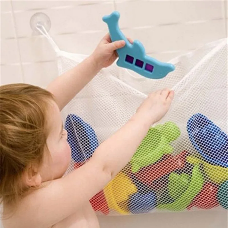 Baby Products Basket - Baby Bathroom Mesh Bath Bag Kids