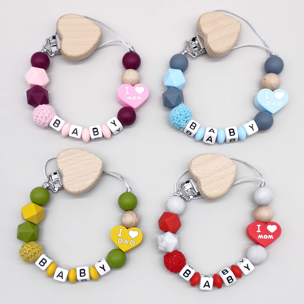Baby Products - Customizable Personalized Name baby teether Pacifier