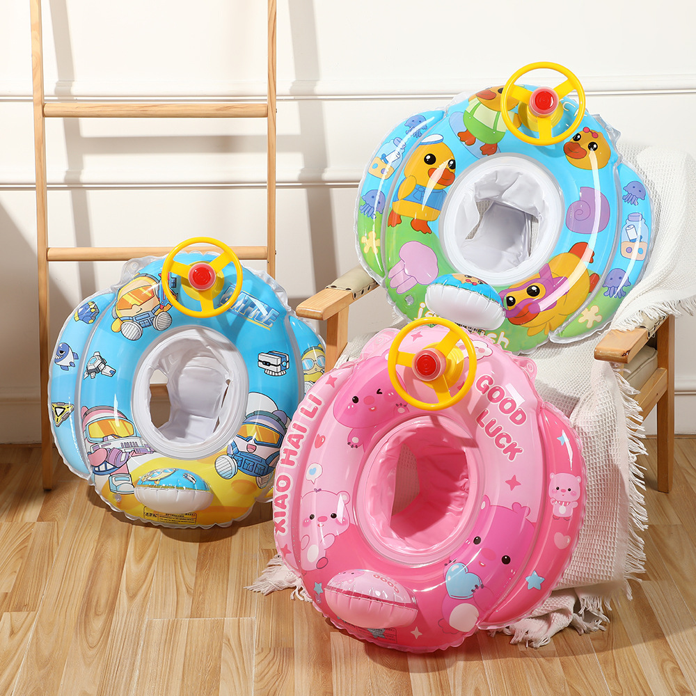 Detachable Sun Shade Cartoon B - Baby Swimming Floater recension och pris