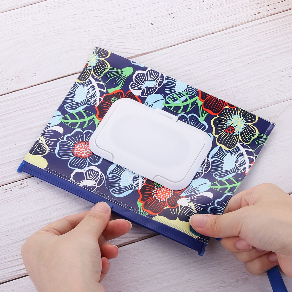 1Pcs Portable Wet Wipes Bag Fl - Baby Products Carry Bag recension och pris