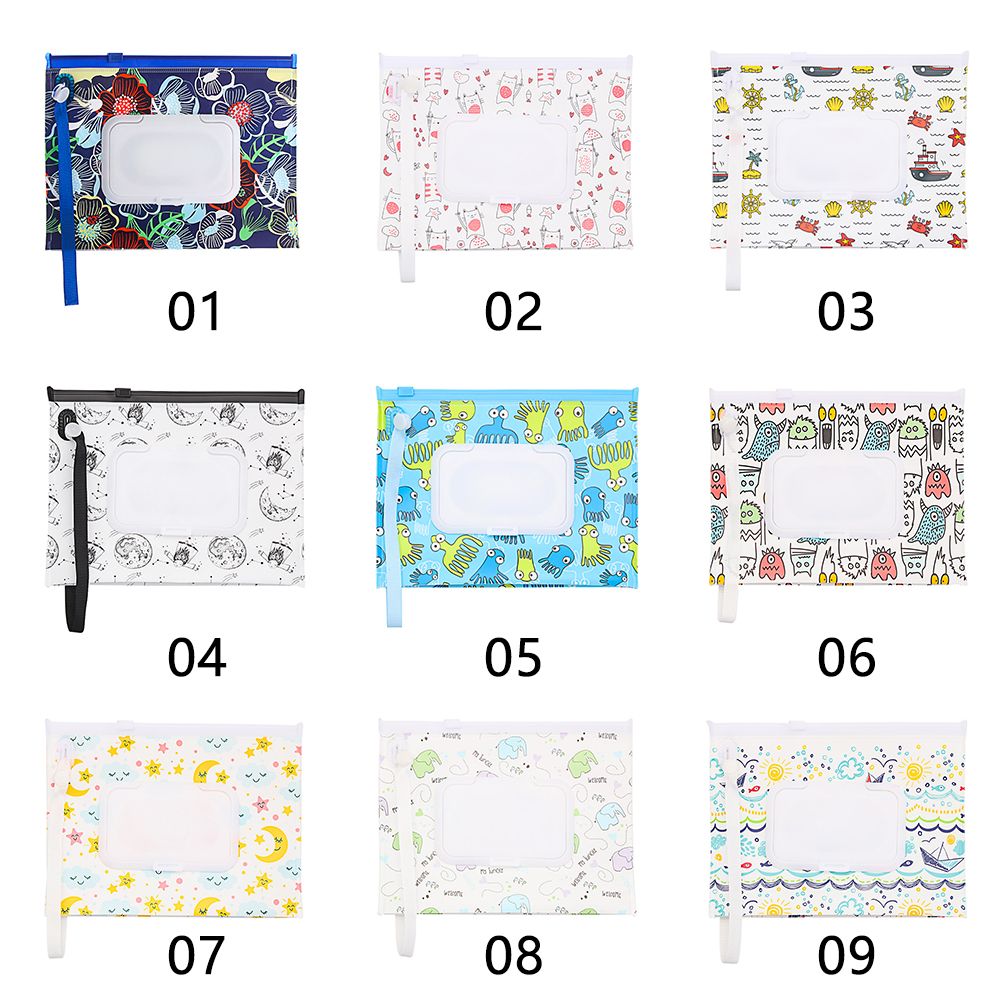 Portable Flip Cover Wet Wipes  - Baby Products Carry Bag recension och pris