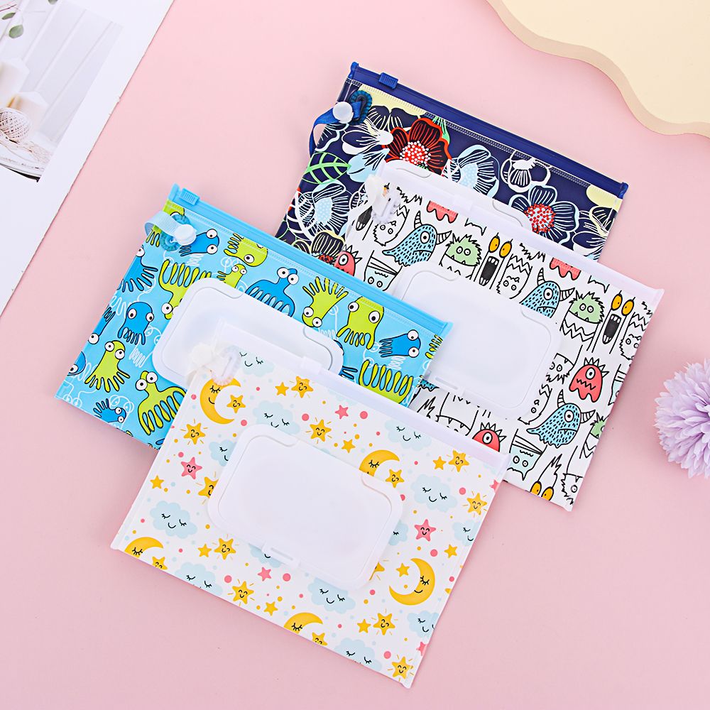 Portable Flip Cover Wet Wipes  - Baby Products Carry Bag recension och pris