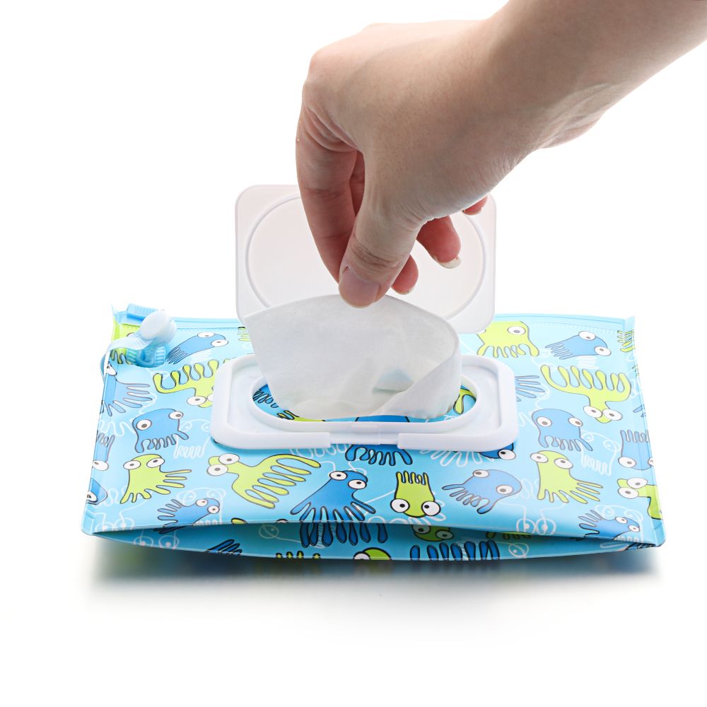 Portable Flip Cover Wet Wipes  - Baby Products Carry Bag recension och pris