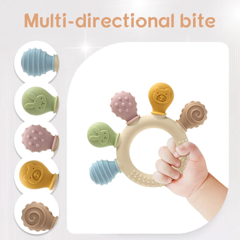 New hand multicolor Silicone B - Baby Products Application recension och pris