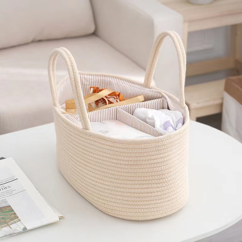 Foldable Diaper Caddy Organize - Baby Products Basket recension och pris