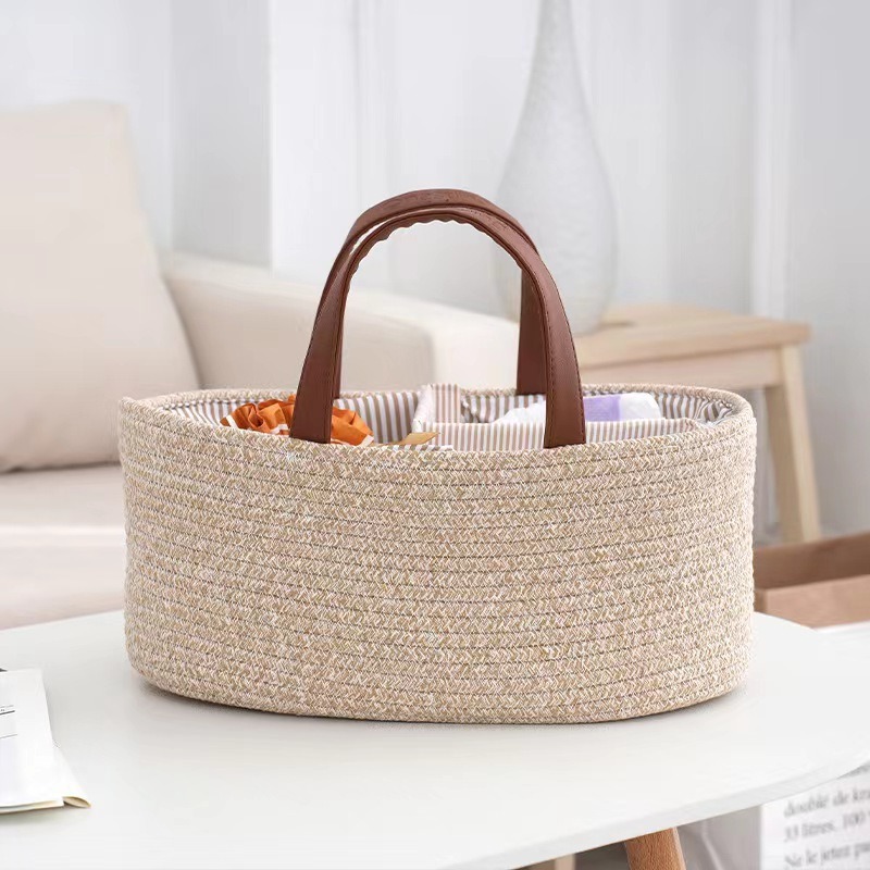 Foldable Diaper Caddy Organize - Baby Products Basket recension och pris