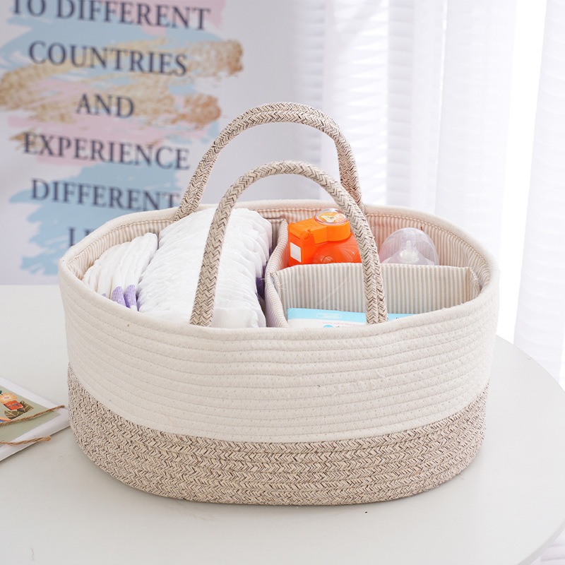 Foldable Diaper Caddy Organize - Baby Products Basket recension och pris